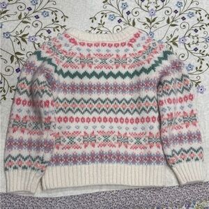 Janie and Jack Fair Isle Toddler Sweater